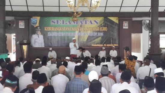 Pemkab gelar tasyakuran pemberangkatan calon jamaah Haji Probolinggo